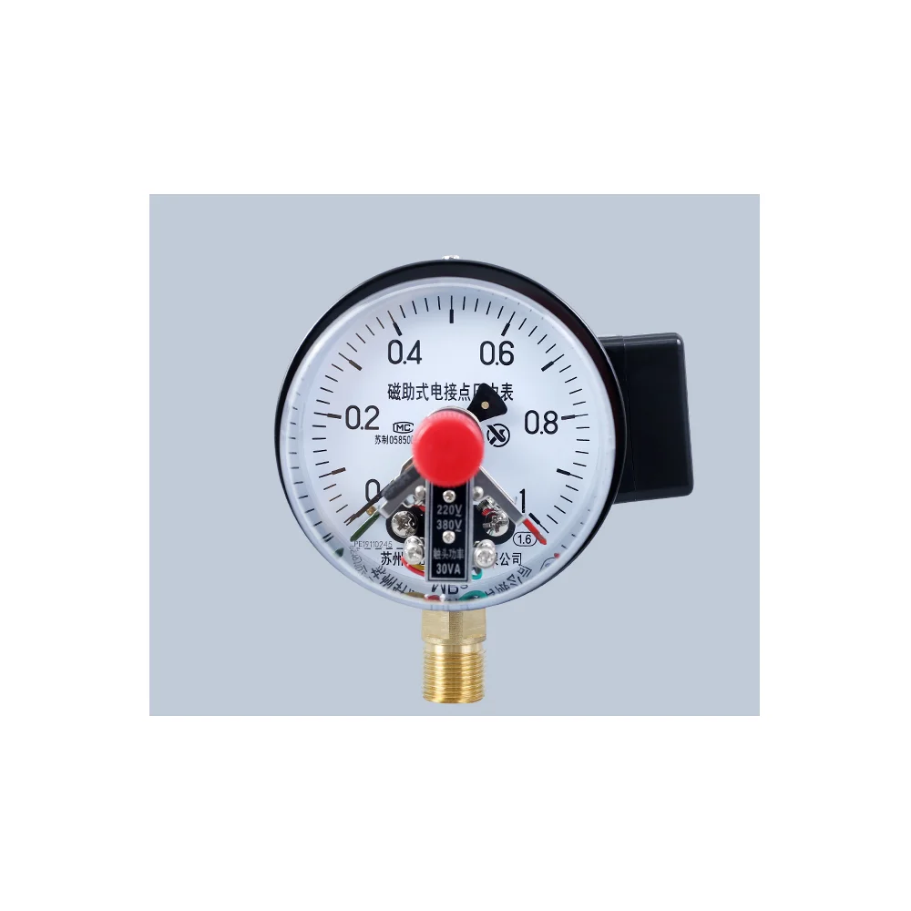 

Wholesale Price Magnetically Assisted Electric Contact Pressure Gauge 0.16Mpa Pressure Controller