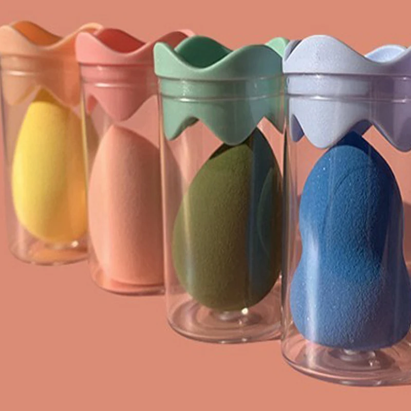 

Sponge for Makeup with Strong Box Foundation Powder Blush Beauty Egg Storage Box Makeup Brush Storage Holders & Racks 1pc