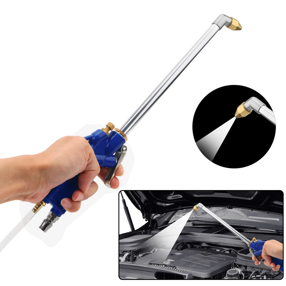 

FORAUTO High Press Car Engine Oil Cleaner Tool Auto Water Cleaning Gun Pneumatic Cleaning Tool with 100cm Hose Aluminum Alloy
