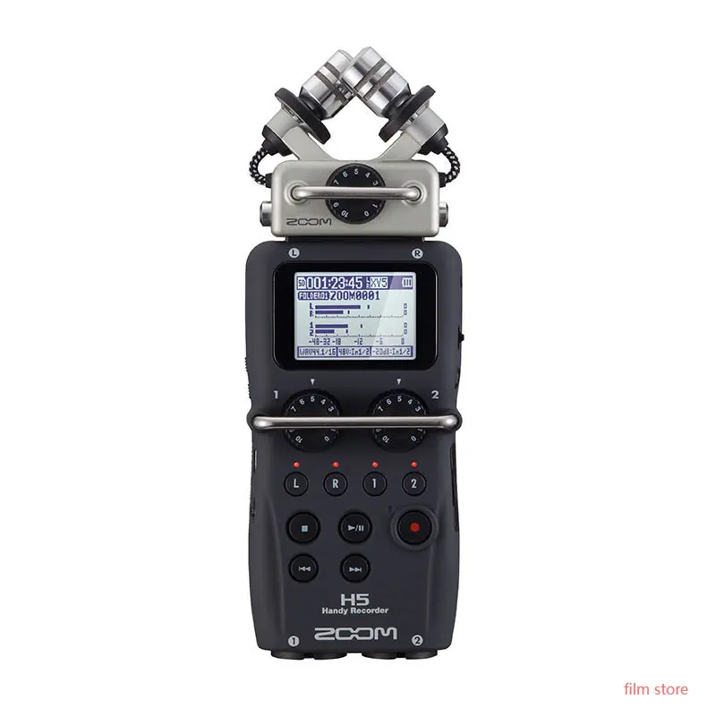 

Zoom H5 Handheld Portable Stereo Multi-Track Recorder Recording Pen Series SLR Interview Live Wedding
