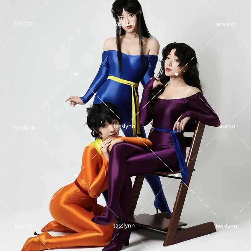 Фото qq34Cat's Eye Tam Hitomi Ai Костюм Rui KISUGI Sylia Боди Alexia Chamade Zentai Костюм с поясом №1