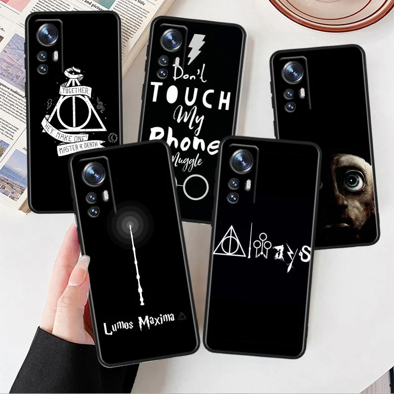 

H-Harry P-Potter For Xiaomi Mi 13 10S 10 9T 9SE 8 Mix Play A3 A2 A1 CC9E Note 10 Lite Pro Black Phone Case