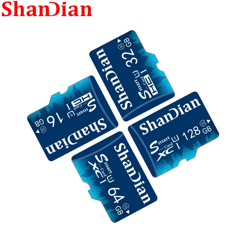 

SHANDIAN Smart SD Card 8GB 16GB TF Card Class 6 High Speed Mini Memory Card 32GB Smart SD Card Real Capacity Free Card Reader