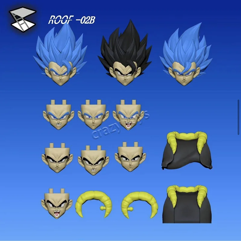 Фото В наличии: 02B 02A Dragon Ball Z SHF Супер Сайян Блю SSJ Вегета, Гогета, Сон Гоку — коллекционная аниме-фигурка, модель, игрушка №5