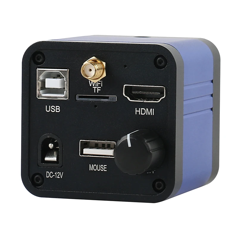Промышленный видеомикроскоп камера 1080P HDMI USB C-mount TF видеорегистратор + ИК-пульт