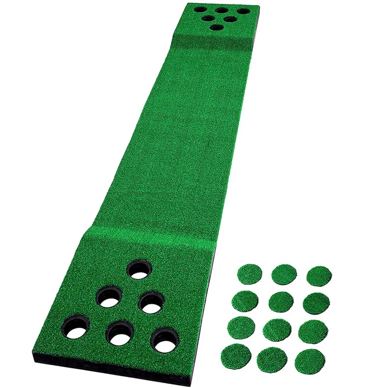 

Зеленый коврик для игры в гольф, комнатный коврик для игры в гольф для дома, офиса, двора, использования на открытом воздухе