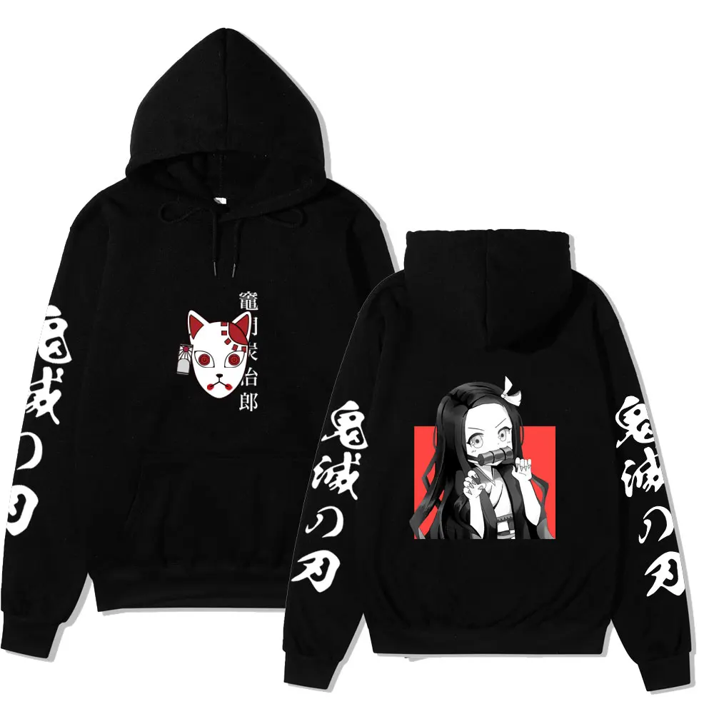 

Funny Hot Anime Demon Slayer Hoodie Men Women Kyojuro Rengoku Sweatshirt Winter Streetwear Oversized Y2k Loose Casual Pullovers