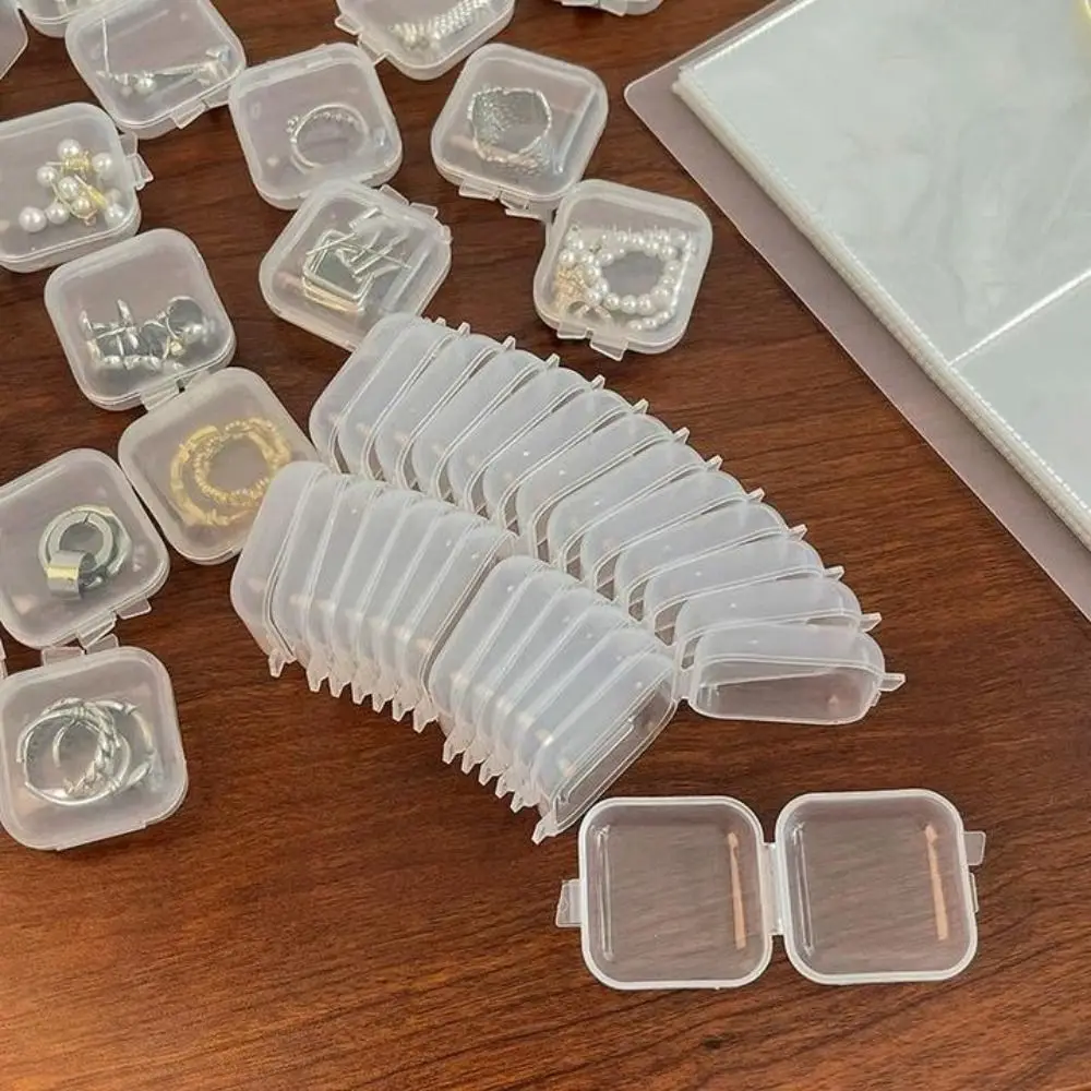 

24pcs Plastic Jewelry Packaging Transparent Pill box for Storage Containers