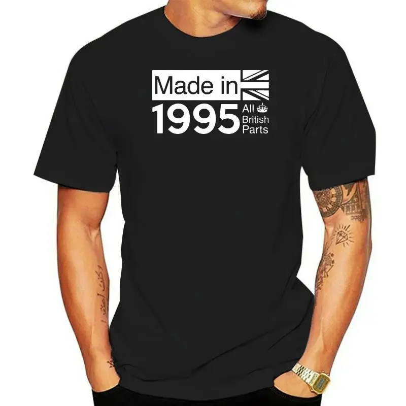 

1995 British Parts - 21st Birthday - Mens T-Shirt - 13 Colours - Gift - Present Mans Unique Cotton Short Sleeves O-Neck T Shirt