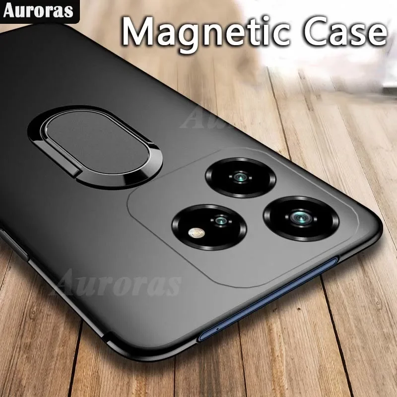 Дизайнерский чехол для ZTE Axon 60 с магнитным держателем матовый силиконовый мягкий