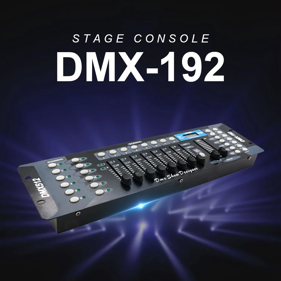 

High Quality 192 DMX Controller Console Operator Disco 512 Moving Head Stage Professional Show Lighting DJ Event Equipment