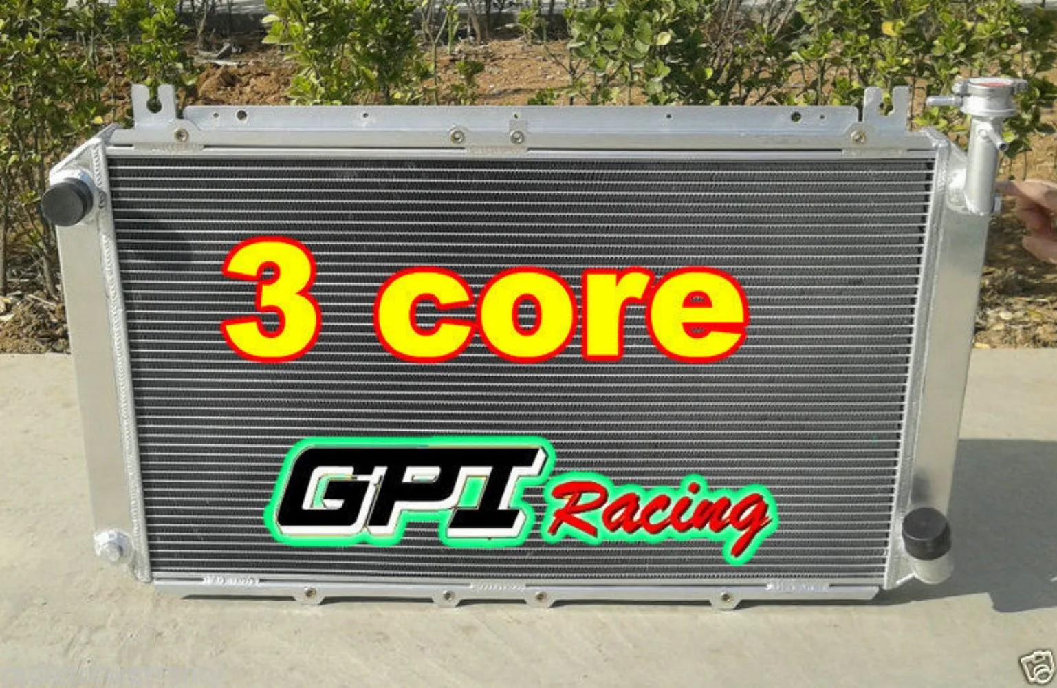 Алюминиевый трехрядный радиатор 52 мм для Nissan Y60 1987-1997 GQ 1988 л бензиновый MT 1989 1990 1991
