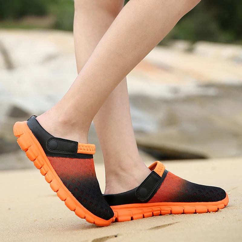 Womens Casual Breathable Beach Sandals Valentine Slippers Summer Slip on Women Home Shoes for Unisex Zuecos De Verano Mujer