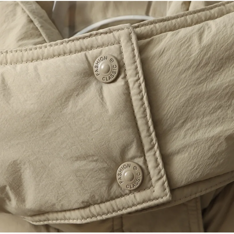 MHMR 2023 New Winter Women Down Jacket High Quality Warm Hooded White Duck Down Thick Fashion Women Down Jacket Women Overcoat