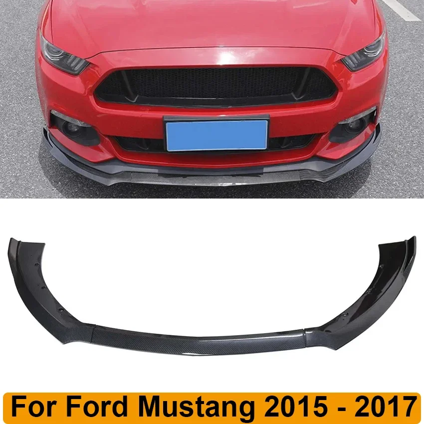 Передний бампер спойлер для Ford Mustang 2015 2016 2017 боковой сплиттер дефлектор комплект