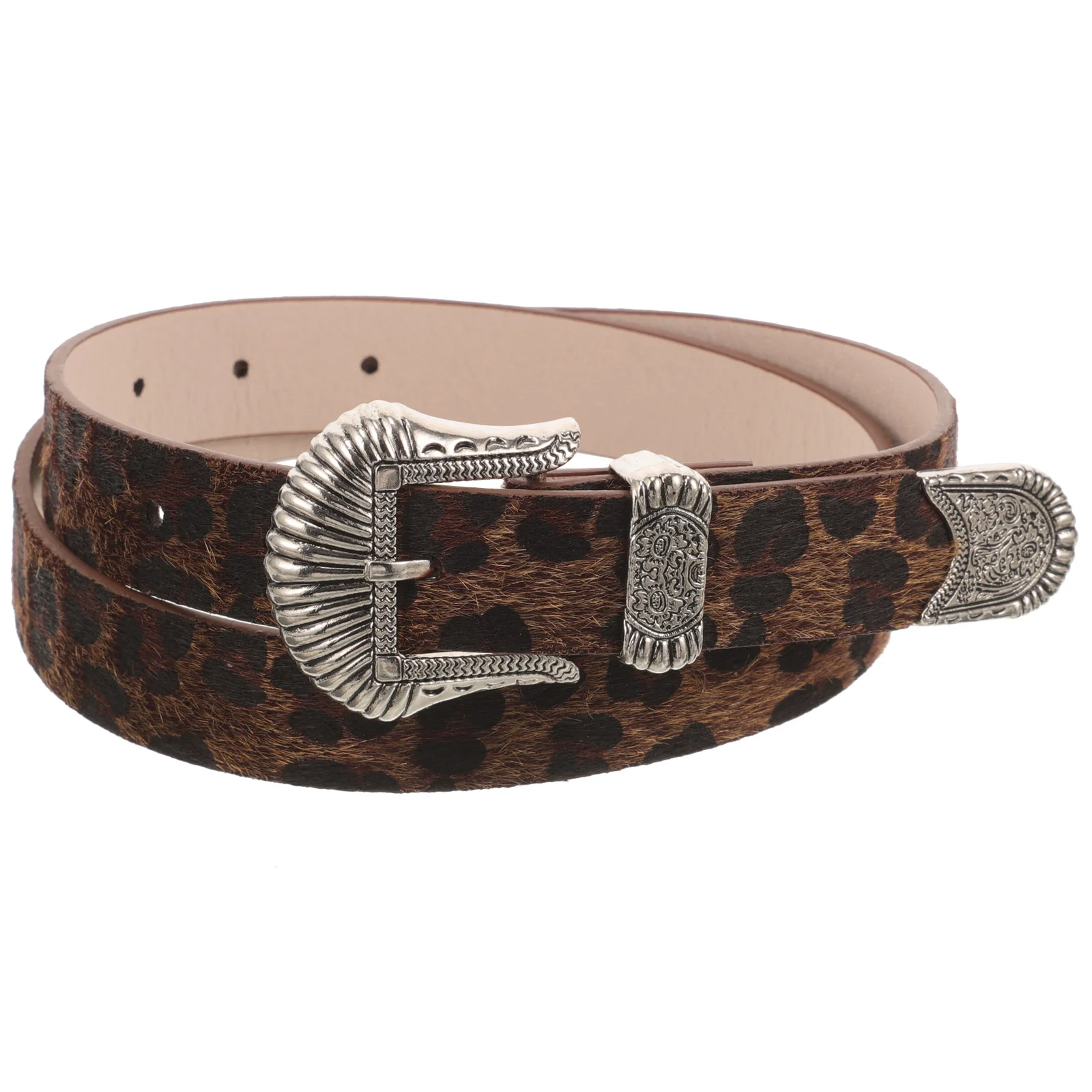 

Leopard Belt Girdle Women Belts Dress Metal Jeans Imitation Waist Women's