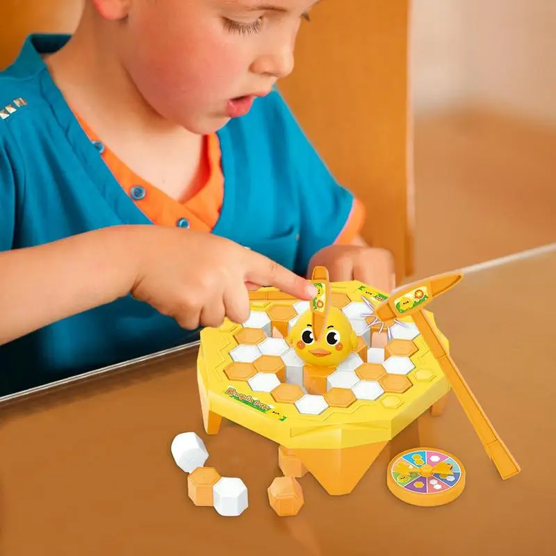 Мини-ловушка для пингвинов семейная игрушка разбивания льда игра с пингвином