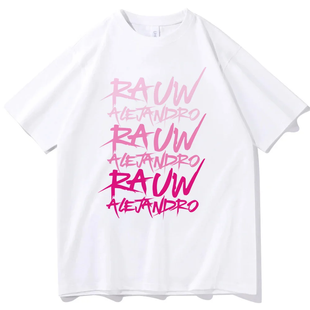 Футболка Rauw Alejandro для девочек Y2k модная уличная одежда корейская футболка