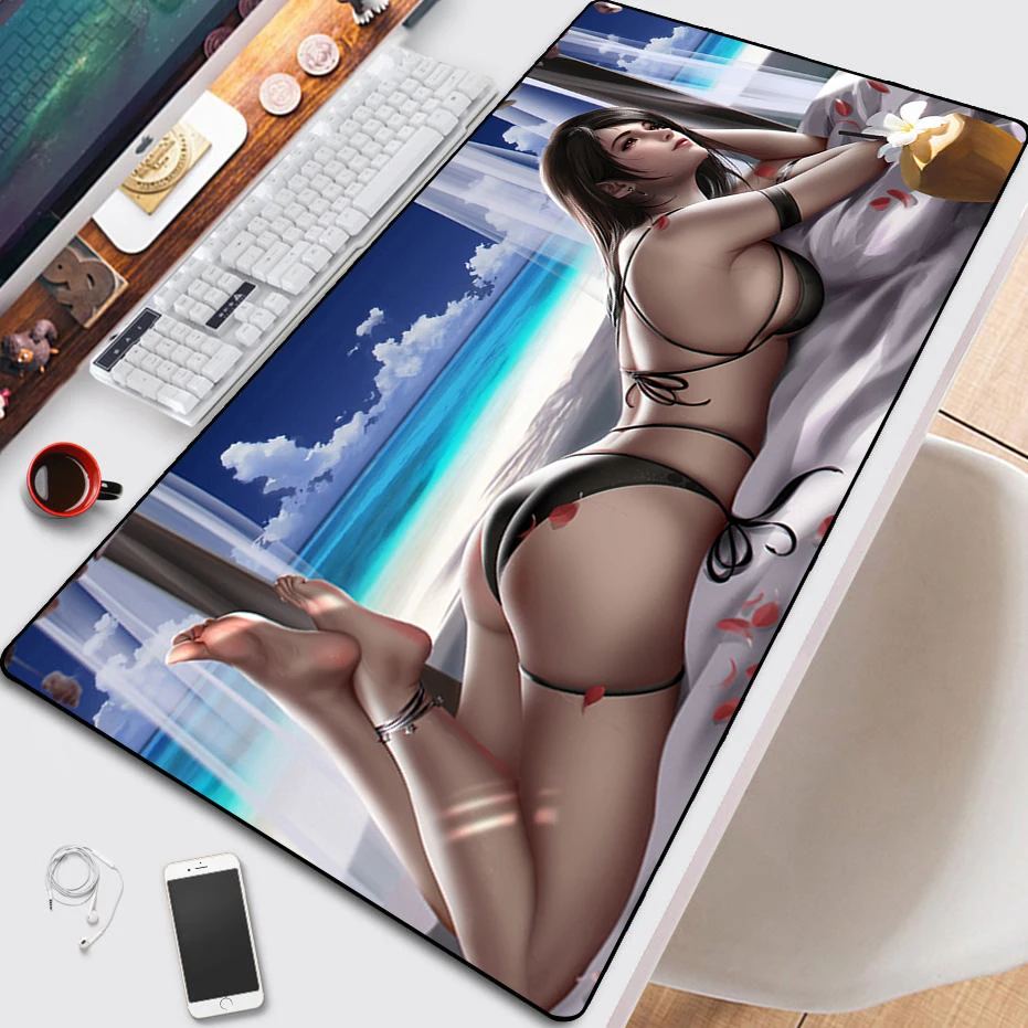 

Коврик для мыши «финальная фантазия» с изображением пикантных тифа, HD-печати, компьютерный коврик для клавиатуры, Настольный коврик для ПК, ...