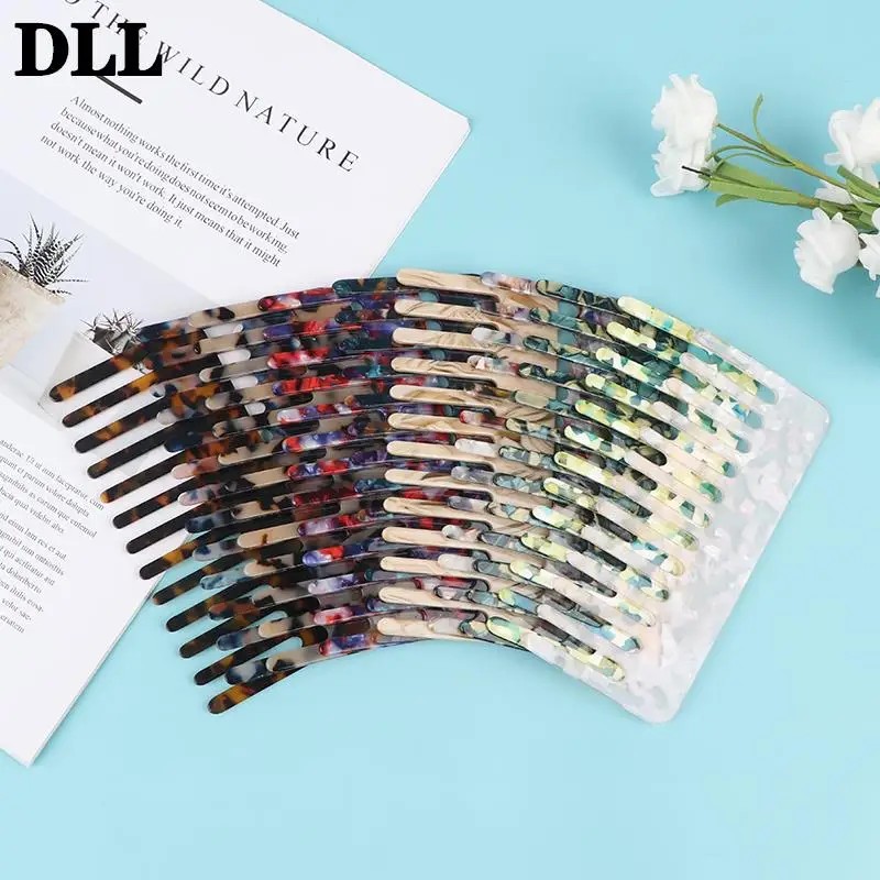 

Korean Design Acetate Hair Combs Colorful Hairdressing Comb Hair Brush For Women Girls Hair Styling Tool Hot!