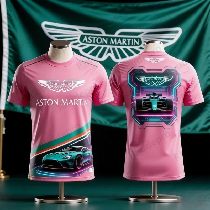 Футболка с короткими рукавами Aston Martin Fernando Alonso 14 Racing Theme, повседневный дышащий топ с круглым вырезом для любителей гонок (art.: 3920da4483db4) - 3920da4483db4