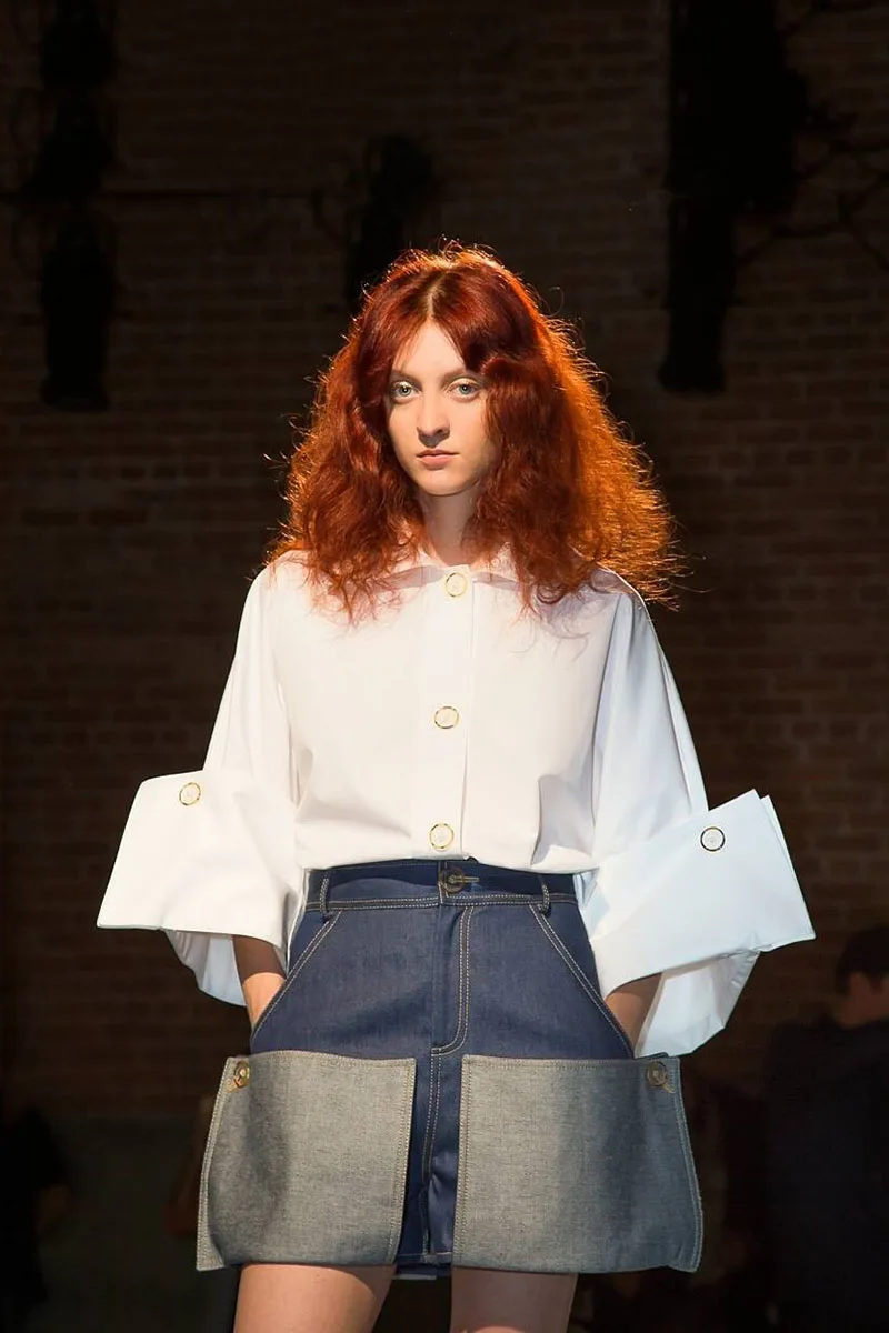 Женские дизайнерские нишевые Свободные повседневные прямые широкие тонкие