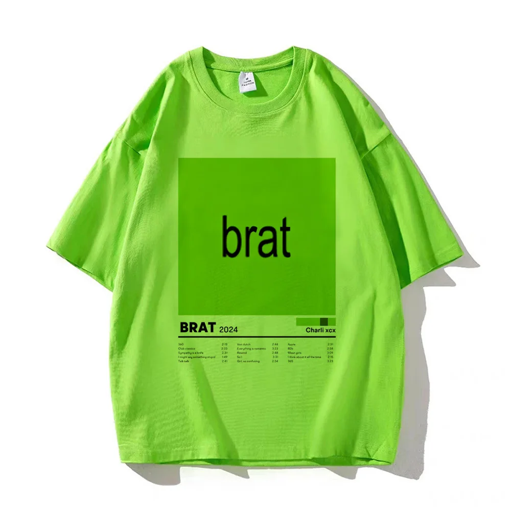 Футболка Charli Xcx Brat женская футболка аниме одежда Манга
