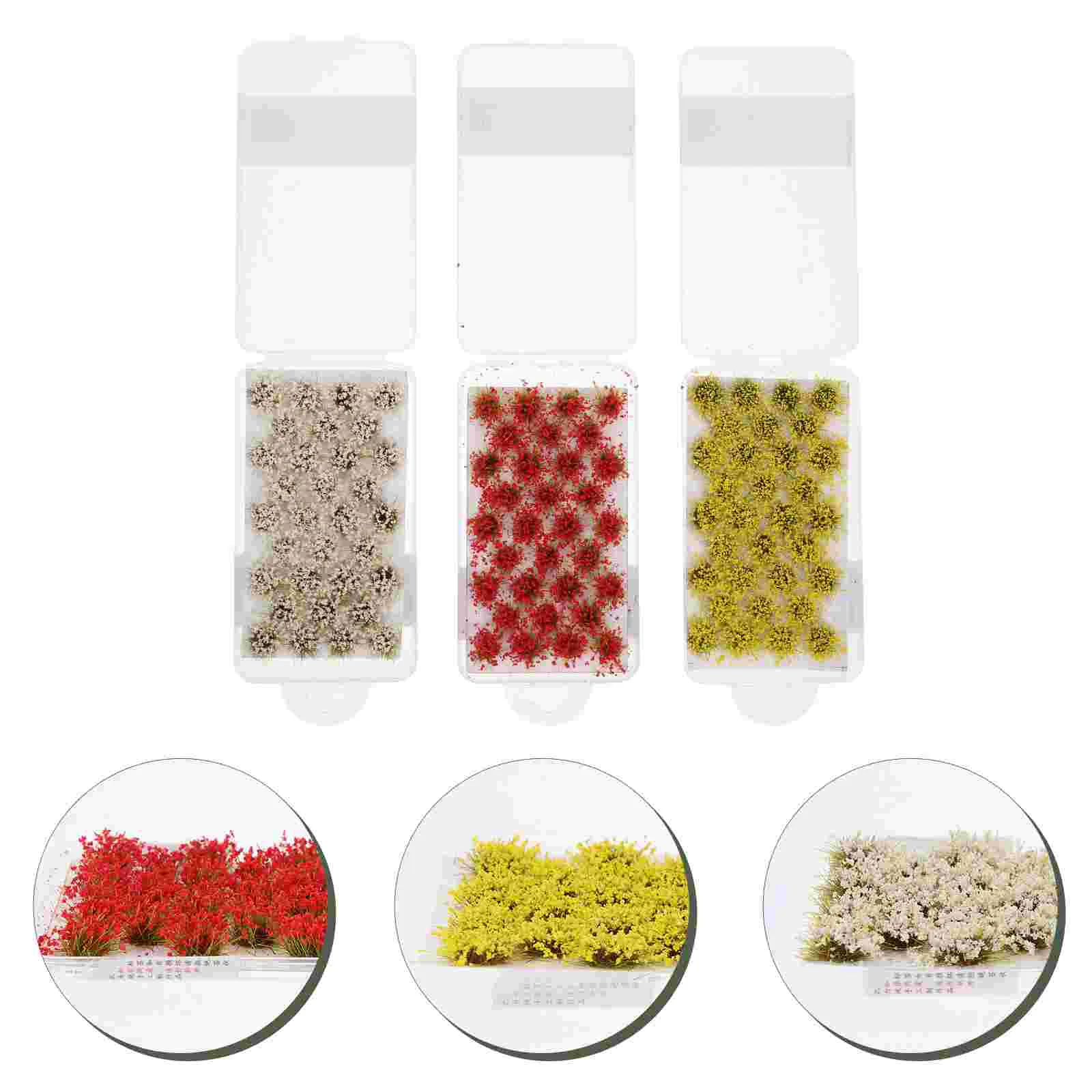 

3 шт. искусственный цветок, искусственный цветочный орнамент, искусственный цветок для украшения двора, ландшафта, песочного стола, дома