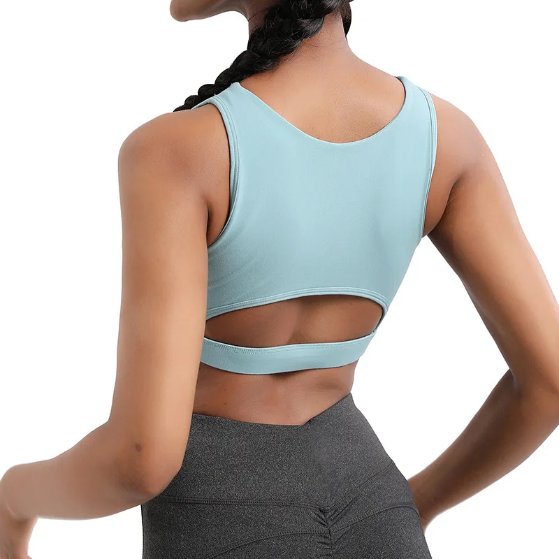 Large-breast new sports underwear women's shock-proof sports bra running fitness yoga underwear sports vest  underwear women