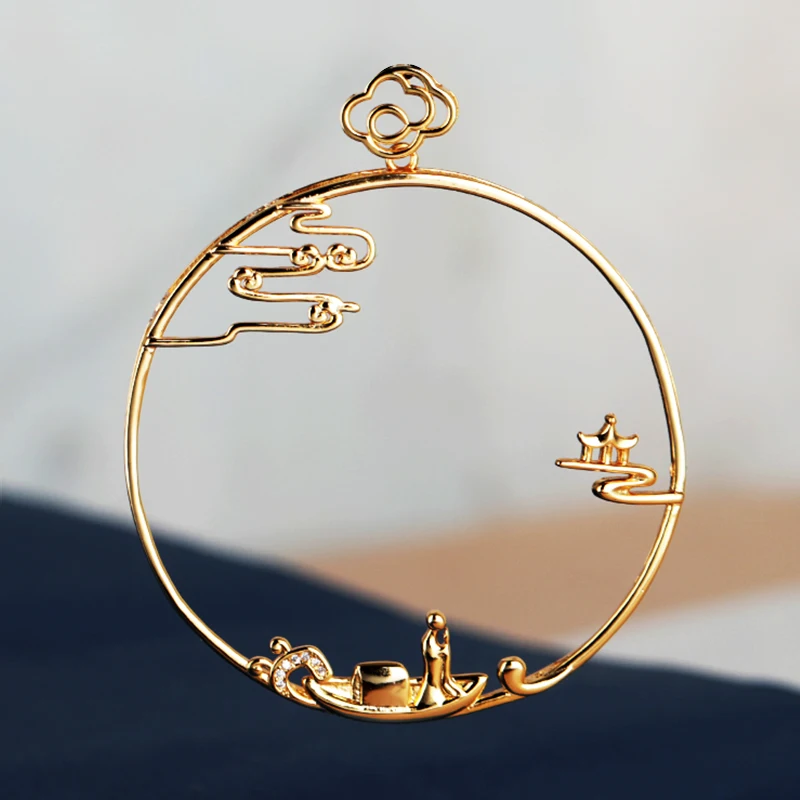 

Женская серебряная подвеска 57x57 мм, круглая подвеска с полукреплением кабошона, подходит для оправы янтарной бирюзы, граната, агата