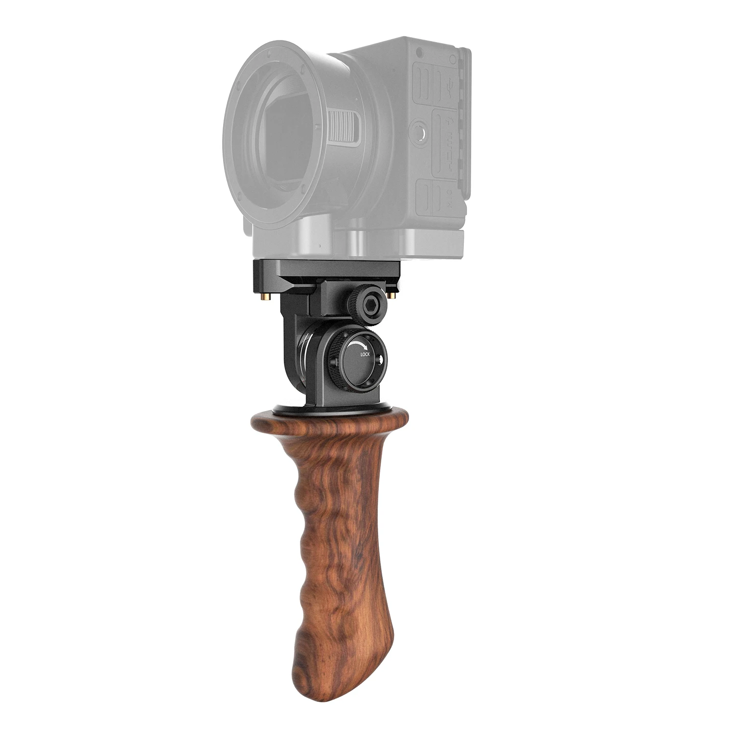 

NICEYRIG camera wooden handle action camera accessories for cinema movie film phone stabilizer