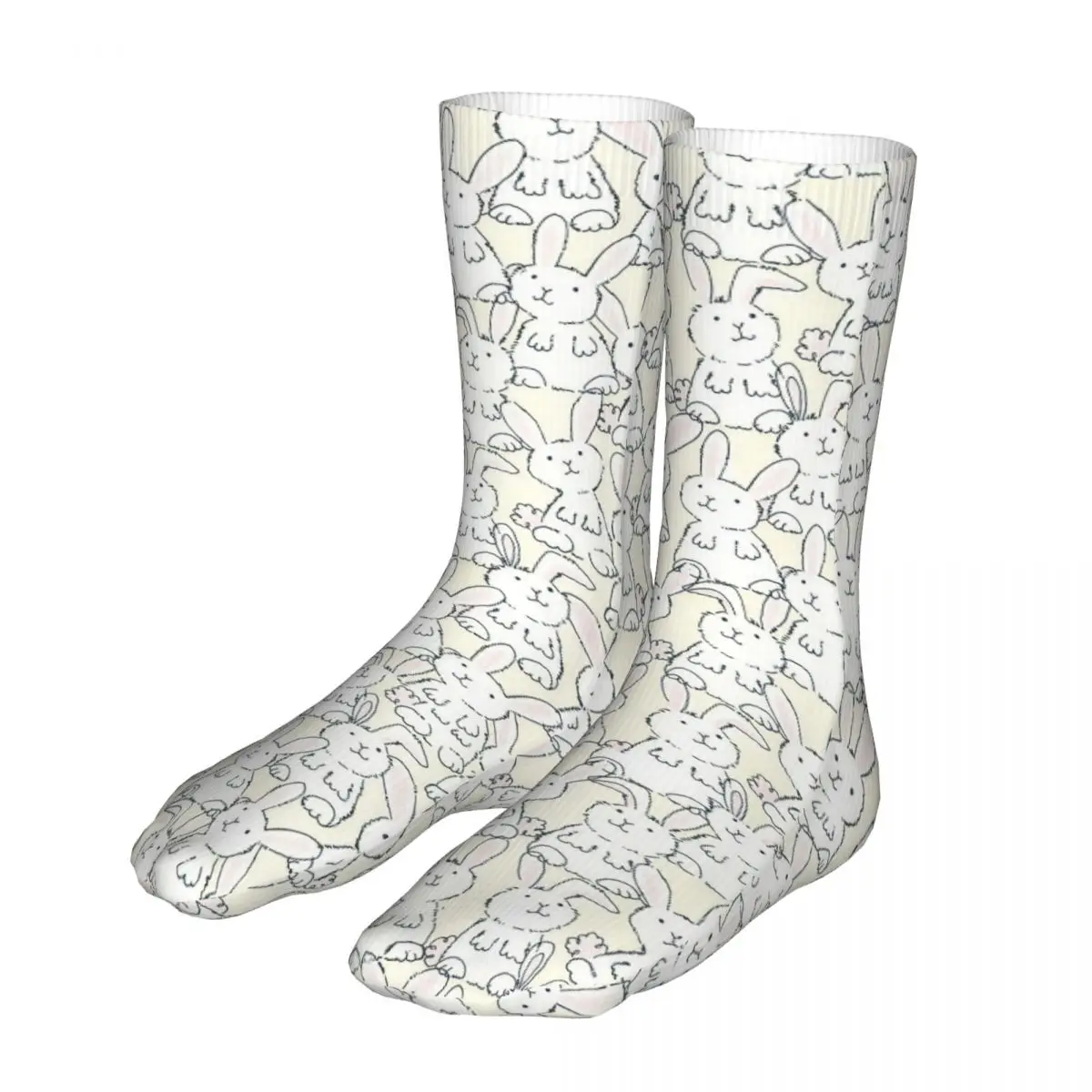 

Men Cycling Rabbit Pattern Socks Cotton Harajuku Cute Animal Women Sock