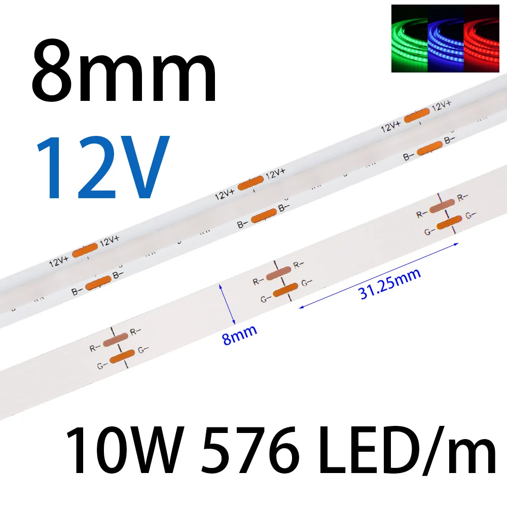 

OCONA COB RGB Светодиодная лента 12В