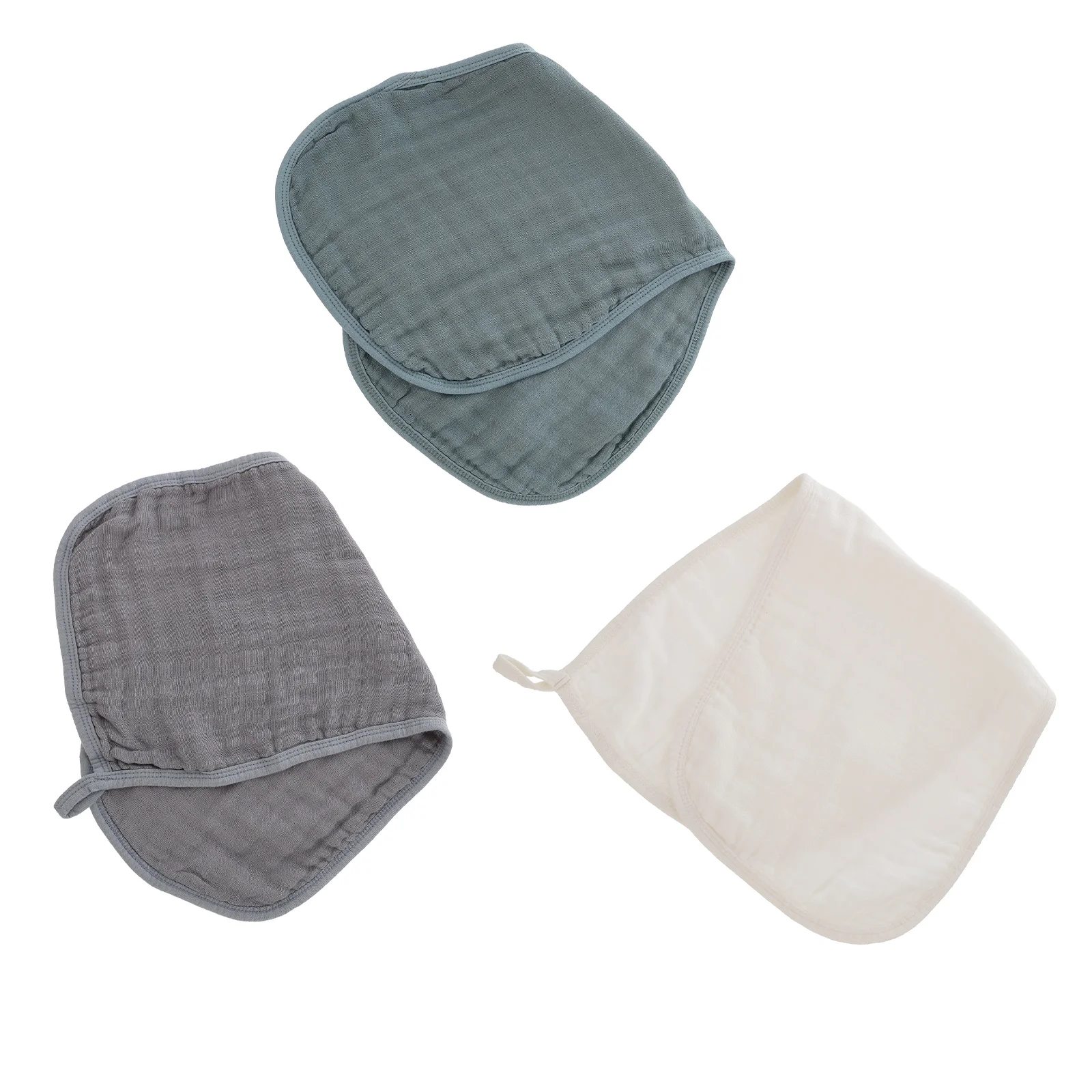 

3 Pcs Burp Towels Mouth Toddler Saliva Washcloths Newborn Infant Baby Comfortable Burping Rags