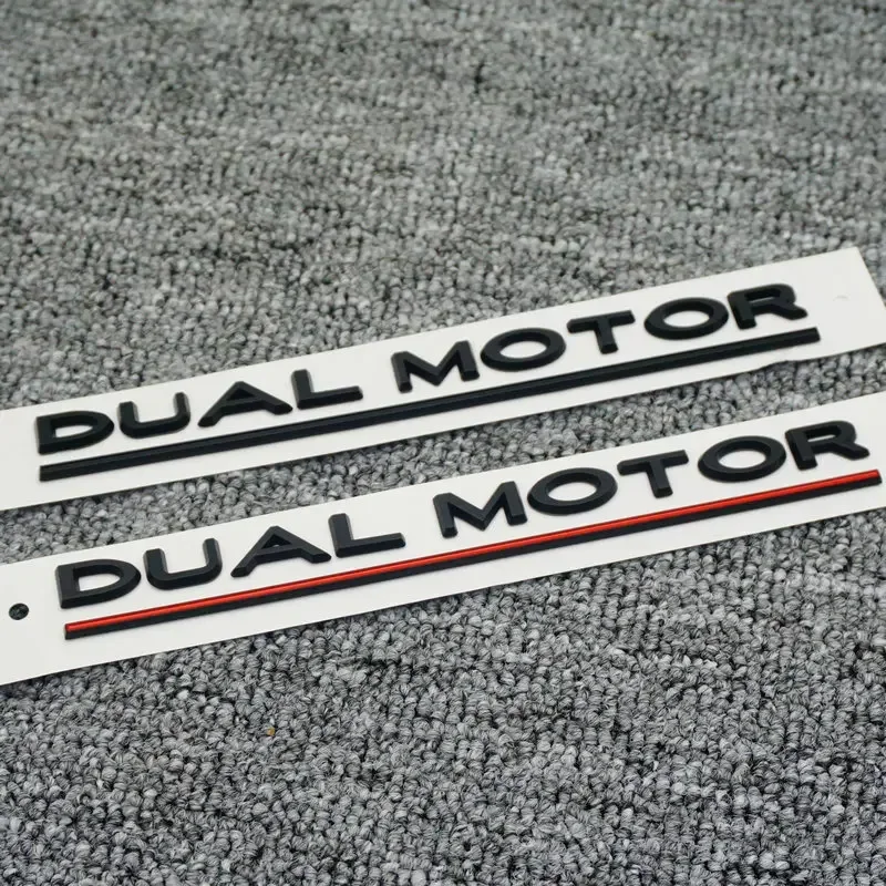 Suitable for TESLA Tesla Model 3 ModelX S Y High Performance Word Label DUAL MOTOR Dual Motor Tail English Letter Car Logo