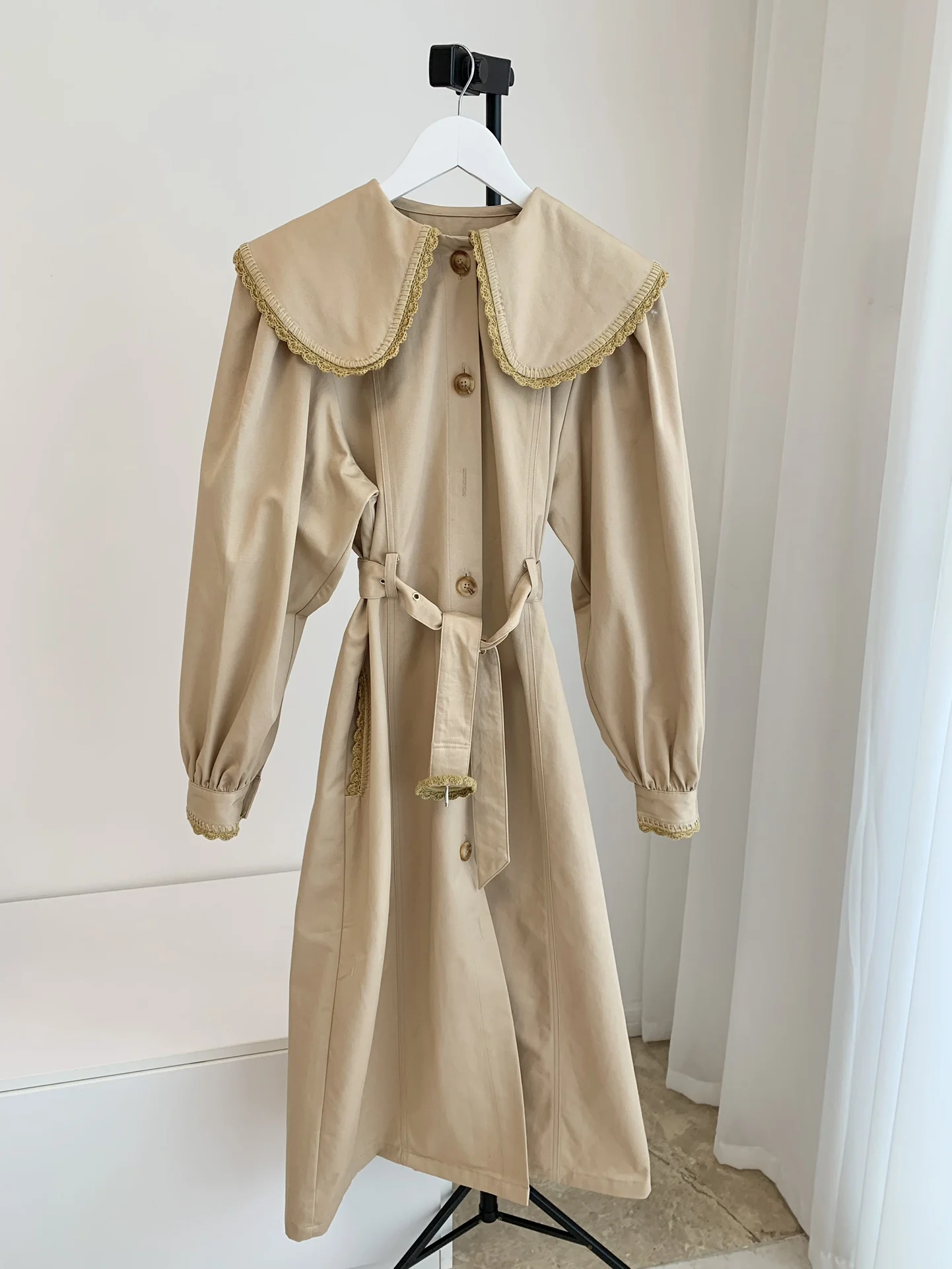 

The new khaki trench coat