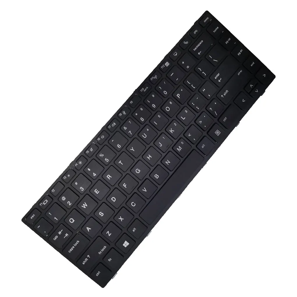 

Laptop Black Keyboard Gaming Computer Good Touch Anti-slide High Efficiency Key Board with Backlit Pointer Replacement for HP