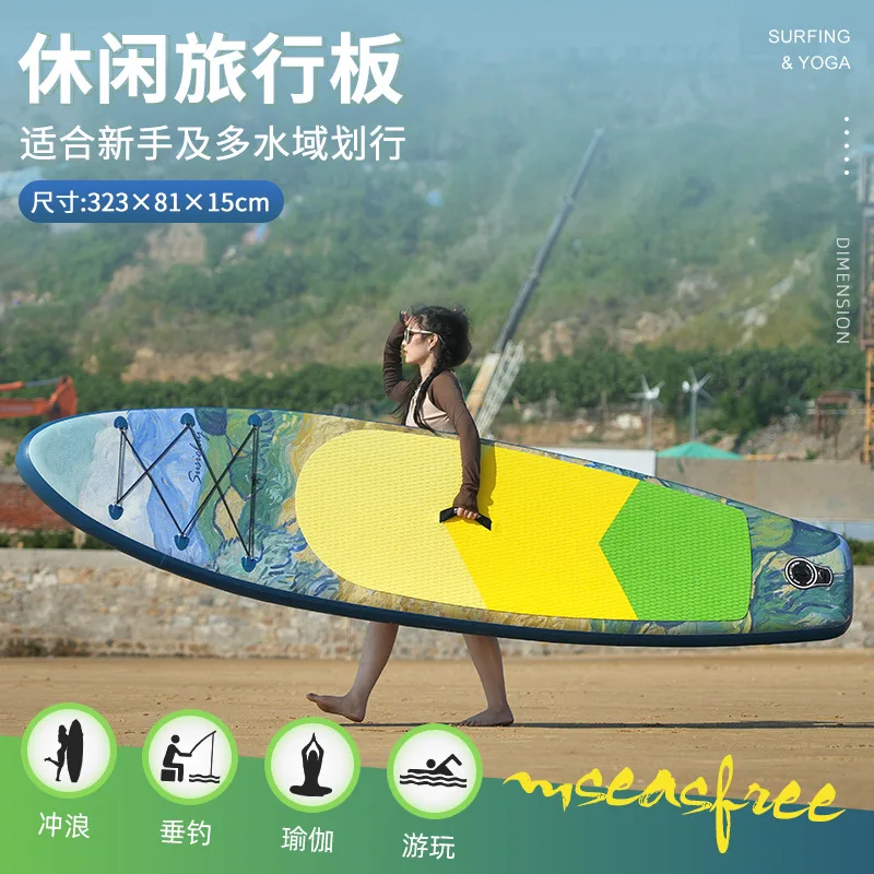 Новая масляная живопись доска для серфинга сапсерфинга надувная гонок