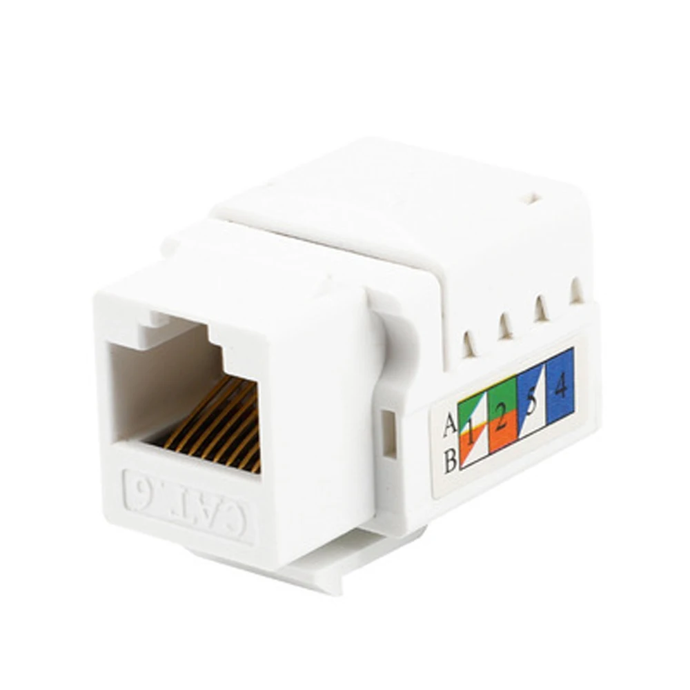 

CAT6/CAT5E Network Module Information Socket RJ45 Connector Adapter Network Jack