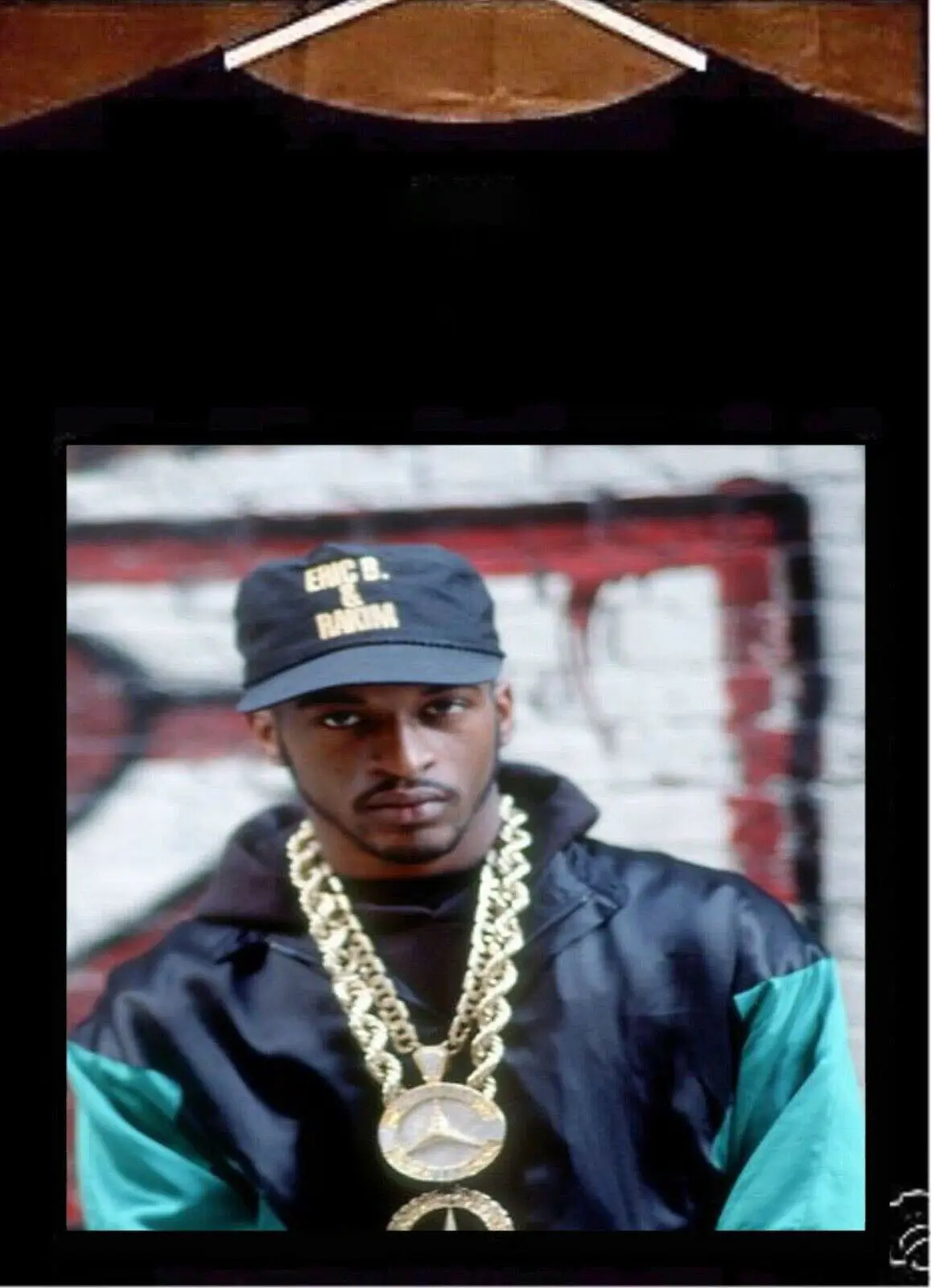 Футболка Rakim Rap Hip Hop черная с коротким рукавом все размеры S-5Xl 13