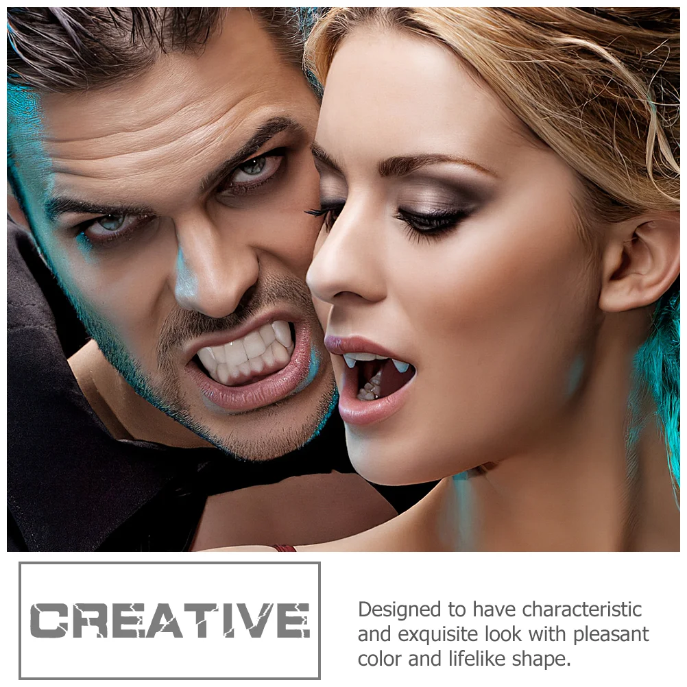 6 пар накладных зубов протезы на Хэллоуин набор вампиров аксессуары для декора