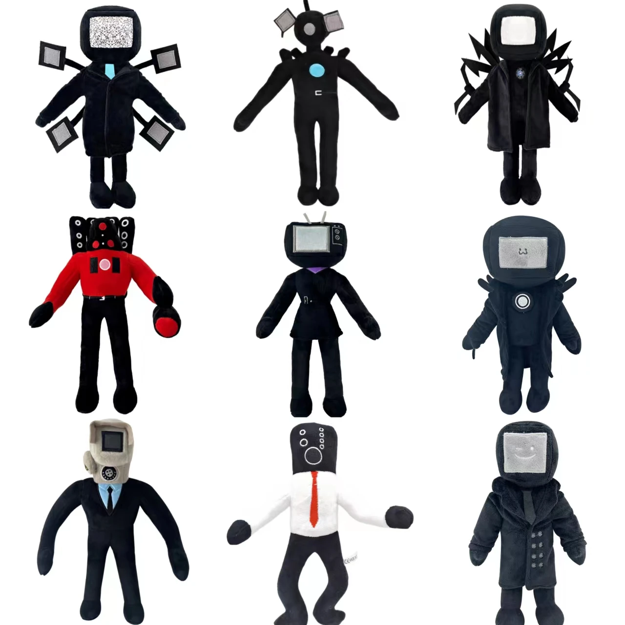 Skibidi плюшевая игрушка для туалета Skibidi Dop да Титаны камеран телекамера человек видеокамера громкоговоритель Человек-паук