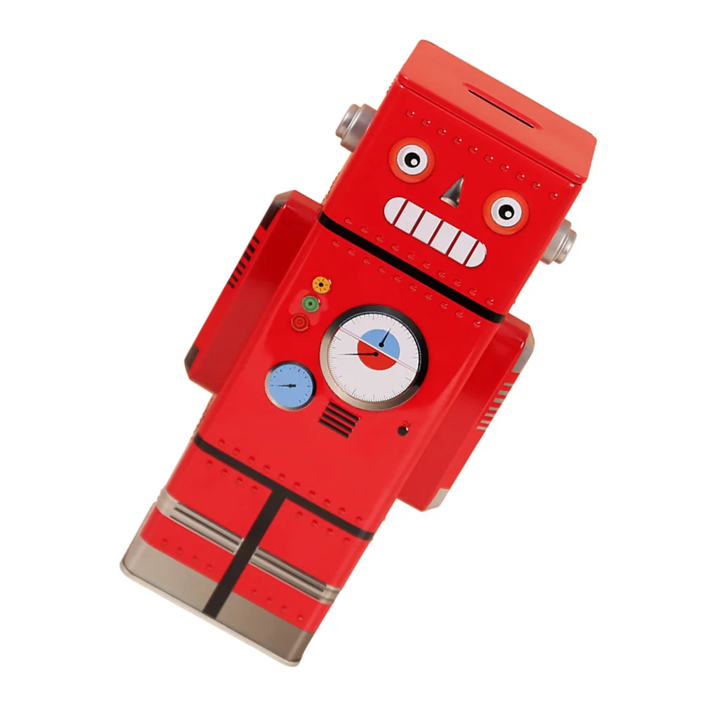 

Bank Money Piggy Robot Coin Saving Kids Box Pot Storage Jar Girls Desktop For Novelty Savings Children Banks Decorative Counting