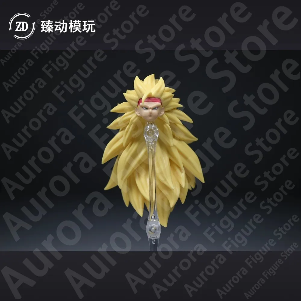 Фото В наличии ZD Studio Dragon Ball SHF Super Saiya SSJ3 Vegito Bardock Son Goku Goku Black Gogeta Head Accessories Kit Фигурка №5