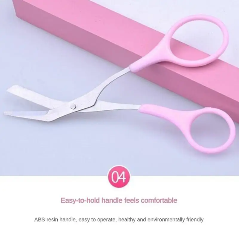 Ножницы для стрижки бровей с расческой набор инструментов женщин и начинающих