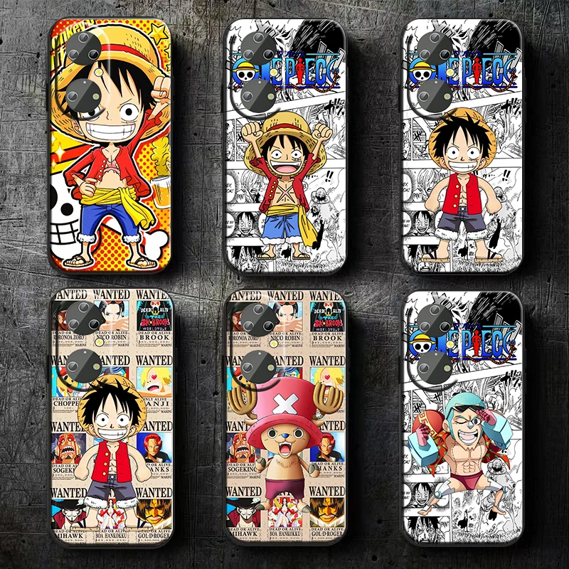 Мультяшный чехол для телефона O-Ones Huawei P50 P40 P30 P20 Lite 5G Nova Plus 9 SE Pro 5T Y9S Y9 Prime Y6 Black TPU