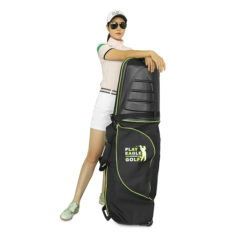 Playeagle New Hard Top  Golf Travel Aviation Cover Bag  Portable Foldable  With Wheels and Hardcase