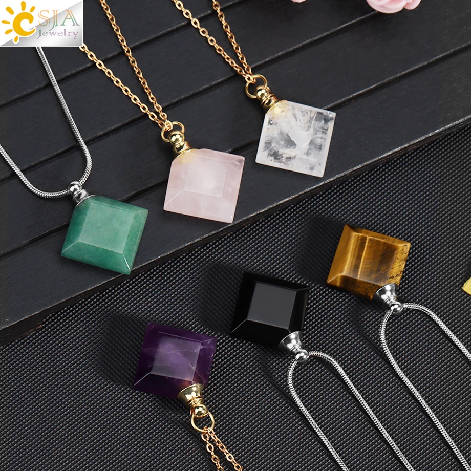 Ожерелье В Форме Флакона Духов Унисекс Цепочка Из Нержавеющей Стали Подвеска С