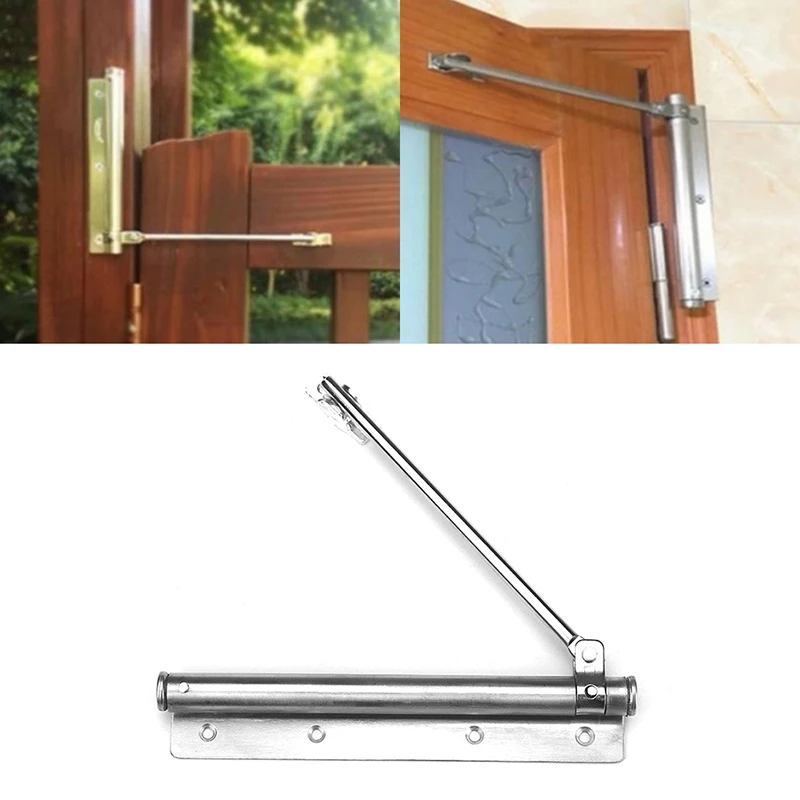 

Stainless Steel Automatic Door Closers Invisible Door Springs Buffer Door Closers Household Door Closers