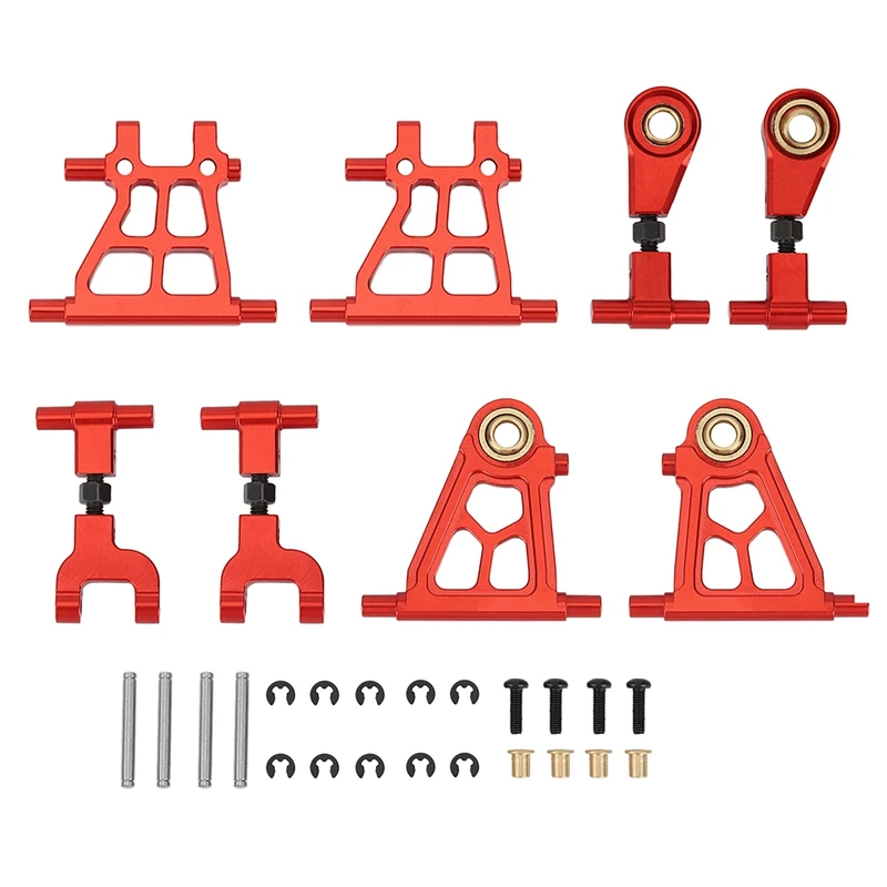 

Aluminum Alloy Front Rear Upper Lower Suspension Arms for Tamiya TT02 TT-02 1/10 RC Car Upgrade Parts Accessories